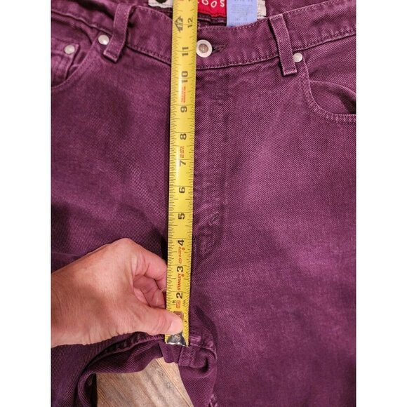 VTG Y2k Levi's Silvertab Loose Fit Jeans High Rise Misses Juniors Sz 13 Purple - Picture 7 of 9